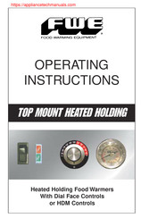 FWE TST-13D Operating Instructions Manual