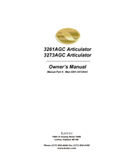 Lastec 3261AGC Owner's Manual