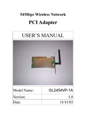 Global Sun GL2454VP-1A User Manual