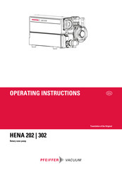 Pfeiffer Vacuum PK D04 161 122 Operating Instructions Manual