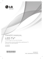 LG 22LB4500 Owner's Manual