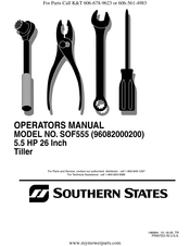 Southern States SOF555 Operator's Manual