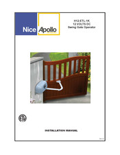 Nice Apollo H12-ETL-1K Installation Manual