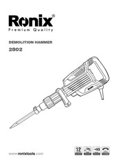 Ronix 2802 Operator's Manual