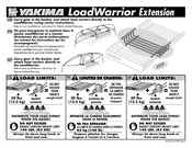 Yakima LoadWarrior Extension Instructions