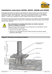 May PARASOLS AZ256 Installation Instruction