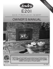 Enviro E20I Owner's Manual