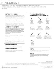 Signature Hardware Pinecrest 949739 Installation Instructions Manual