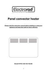 Electrorad HPH01-10E Instruction Manual