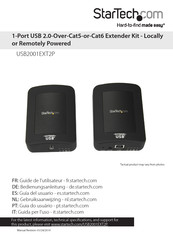 StarTech.com USB2001EXT2P Quick Start Manual