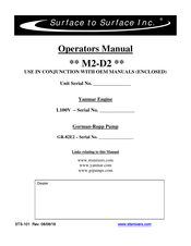 STS M2-D2 Operator's Manual