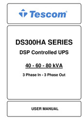 Tescom DS300HA Series User Manual