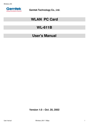 Gemtek WL-611B User Manual