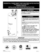 Giant Factories InnoFlue Centrotherm Owner's Manual Installation And Operating Instructions