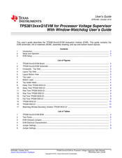 Texas Instruments TPS3813 Q1EVM Series User Manual