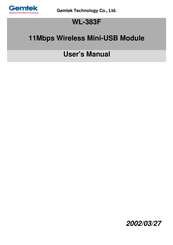 Gemtek WL-383F User Manual