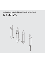 Lefroy Brooks R1-4025 Installation, Operating,  & Maintenance Instructions