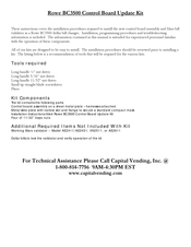 Rowe BC-3500 Instructions Manual