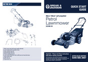 Spear & Jackson XSZ48B-SD Quick Start Manual