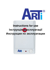 ArTi WH Compact 10L Instructions For Use Manual