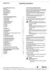 Ebm-Papst R3G250-AY15-K1 Operating Instructions Manual