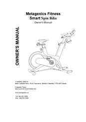 Metagenics Fitness Smart Spin Bike Owner's Manual