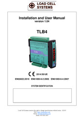 Load Cell Systems TLB4 Installation And User Manual