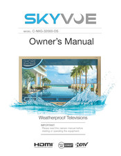 Skyvue C-NXG-32000-DS Owner's Manual
