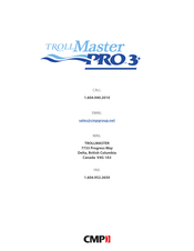 CMP Wireless TROLLMaster PRO3+ Manual