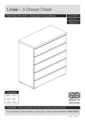 Argos Linear 266/8732 Assembly Instructions Manual