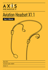 Axis X1.1 User Manual