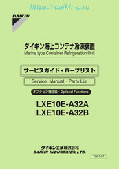 Daikin LXE10E-A32B Service Manual And Parts List