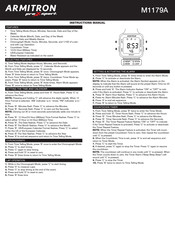 armitron watch user manual