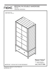 Next BROOKLYN 192155 Assembly Instructions Manual