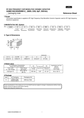 Murata GQM2195C2E6R0BB12 Series Reference Sheet