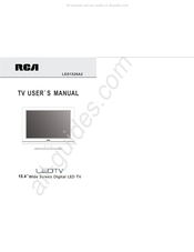 RCA LED1526A2 User Manual