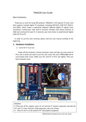 tbs electronics TBS6528 User Manual