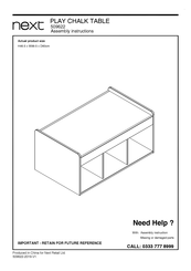 Next 509622 Assembly Instructions Manual