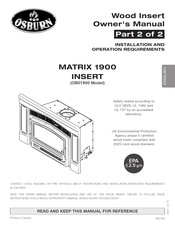 Osburn OB01900 Owner's Manual