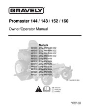 Gravely PM152M XDS Owner's/Operator's Manual