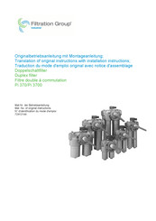 Filtration Group Pi 370 Translation Of Original Instructions