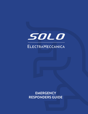 Electra Meccanica SOLO Emergency Responder's Manual