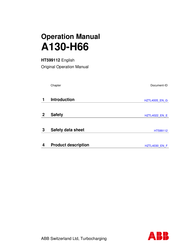 ABB HT599112 Operation Manual