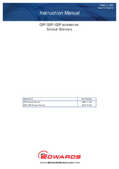 Edwards CDP Instruction Manual