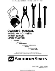 Southern States SO1742STA Owner's Manual