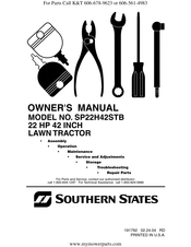 Southern States SP22H42STB Owner's Manual