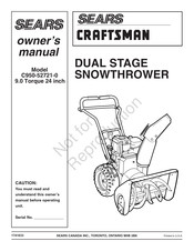 Sears Craftsman C950-52721-0 Owner's Manual
