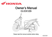 Honda CLICK125i 2018 Owner's Manual