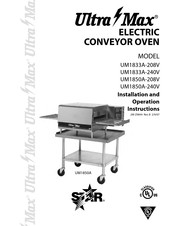 Star Ultra Max UM1833A-208V Installation & Operation Instructions