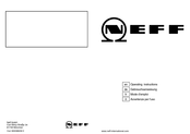 NEFF T25S76N0/01 Operating Instructions Manual